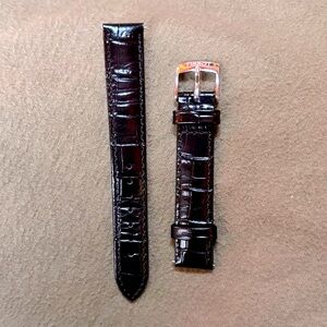 TISSOT Leather Watch Strap, 14-15 MM